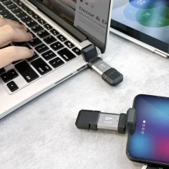 Pendrive Mobile C51, 256GB 3.2 Silicon Power / Czarny EG834203 64GB