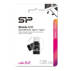Pendrive Mobile C31, 128GB 3.0 Silicon Power / Czarny EG 816803 128GB