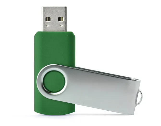 Pendrive obracany 8GB / Ciemnozielony PU-4-72H