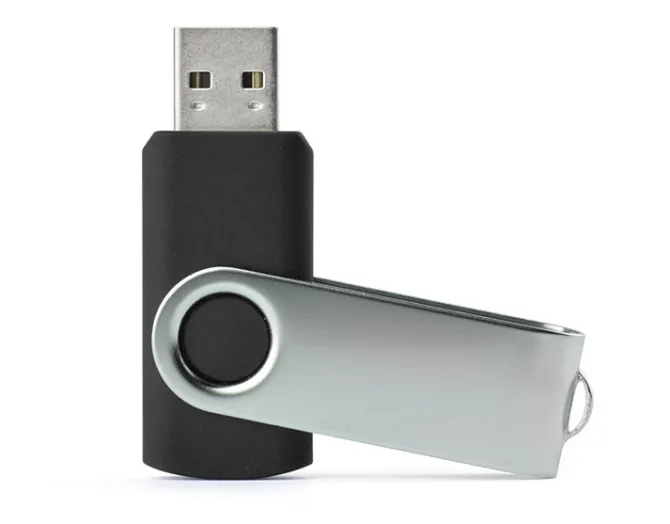 Pendrive obracany 16GB / Czarny PU-4-72H