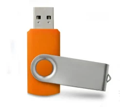 Pendrive obracany 4GB / Pomarańczowy PU-4-72H