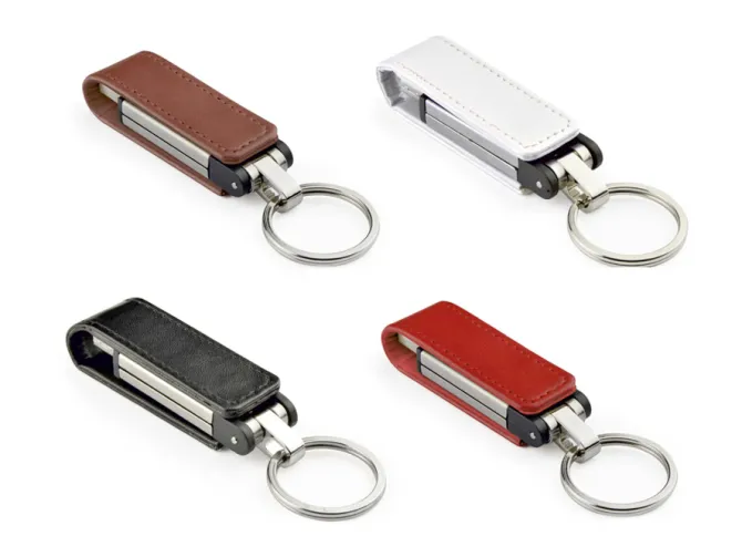 Pendrive skórzany 8GB / Czarny PU-17-72H