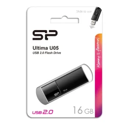 Pendrive Ultima U05, 8GB 2.0 Silicon Power / Czarny EG814403 8GB