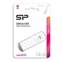 Pendrive Ultima U03, 64GB 2.0 Silicon Power / Czarny EG 812403 16GB