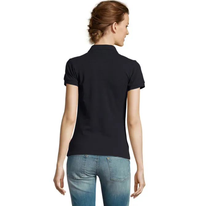 PEOPLE Damskie POLO 210g / Granatowy S11310-NY-L