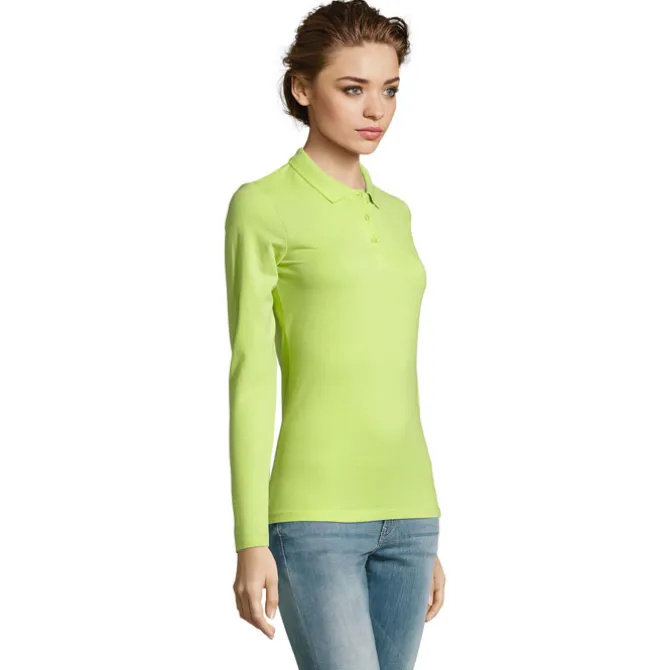 PERFECT Damskie LSL POLO180 / Apple Green S02083-AG-3XL