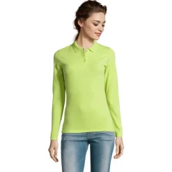 PERFECT Damskie LSL POLO180 / Apple Green S02083-AG-M