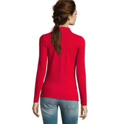 PERFECT Damskie LSL POLO180 / Czerwony S02083-RD-XL