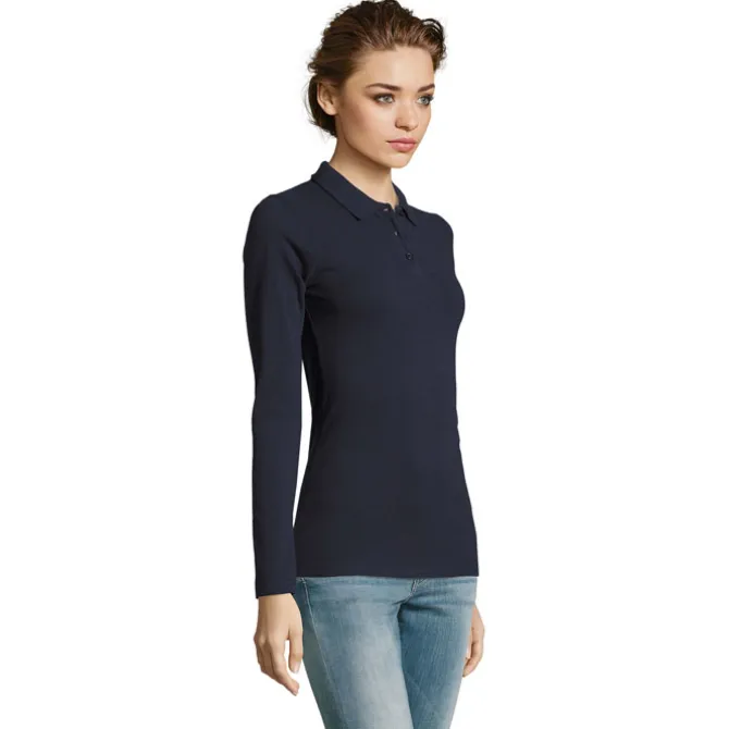 PERFECT Damskie LSL POLO180 / French Navy S02083-FN-M