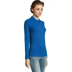 PERFECT Damskie LSL POLO180 / Niebieski S02083-RB-S