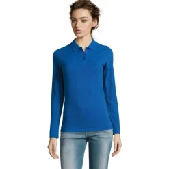 PERFECT Damskie LSL POLO180 / Niebieski S02083-RB-3XL