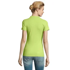 PERFECT Damskie POLO 180g / Apple Green S11347-AG-XL