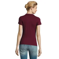 PERFECT Damskie POLO 180g / Burgundy S11347-BG-L