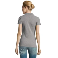 PERFECT Damskie POLO 180g / Grey melange S11347-GY-3XL