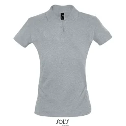 PERFECT Damskie POLO 180g / Grey melange S11347-GY-3XL