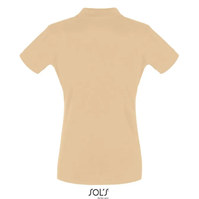 PERFECT Damskie POLO 180g / Sand S11347-SA-L
