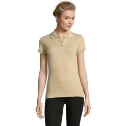 PERFECT Damskie POLO 180g / Sand S11347-SA-L