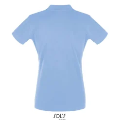 PERFECT Damskie POLO 180g / Sky Blue Pique S11347-SP-M