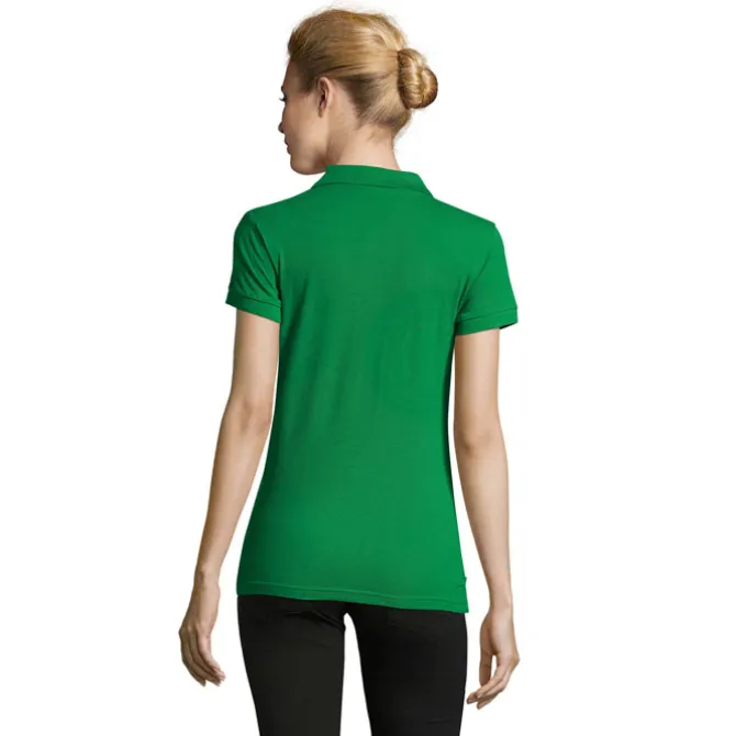 PERFECT Damskie POLO 180g / Zielony S11347-KG-XXL