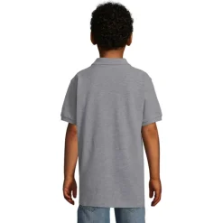 PERFECT Dziecięce POLO 180g / Grey melange S02948-GY-4XL