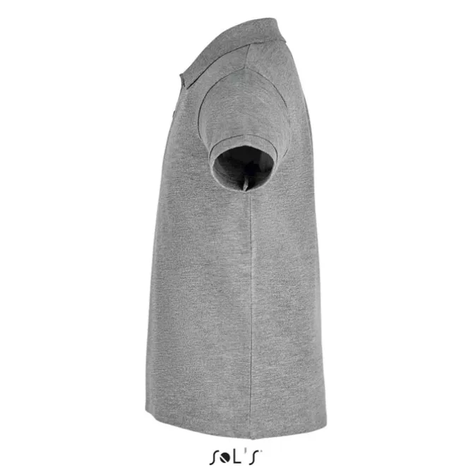 PERFECT Dziecięce POLO 180g / Grey melange S02948-GY-4XL