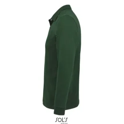 PERFECT MEN LSL POLO 180g / Ciemno-Zielony S02087-BO-L