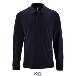 PERFECT MEN LSL POLO 180g / French Navy S02087-FN-S