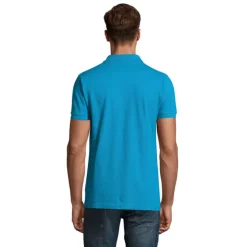 PERFECT Męskie POLO 180g / Aqua S11346-AQ-S