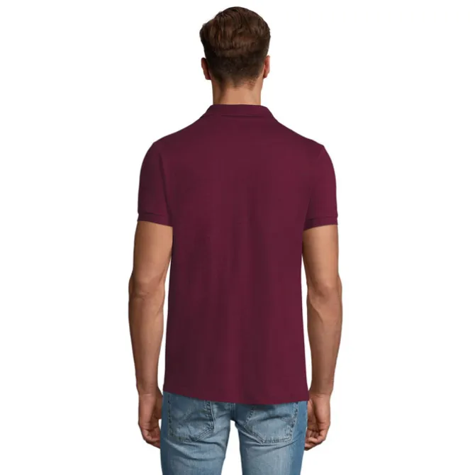 PERFECT Męskie POLO 180g / Burgundy S11346-BG-L