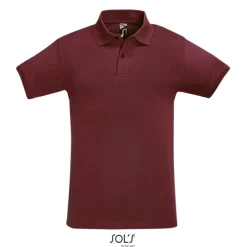 PERFECT Męskie POLO 180g / Burgundy S11346-BG-XL