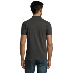 PERFECT Męskie POLO 180g / Charcoal melange S11346-CE-3XL
