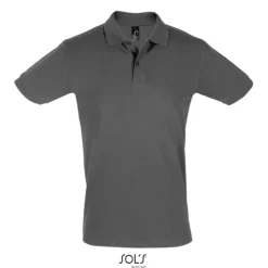 PERFECT Męskie POLO 180g / Ciemny szary S11346-DG-XXL