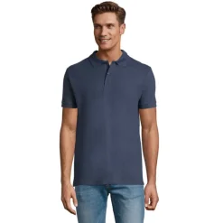PERFECT Męskie POLO 180g / Denim S11346-DM-XXL