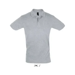 PERFECT Męskie POLO 180g / Grey melange S11346-GY-XS