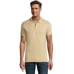 PERFECT Męskie POLO 180g / Sand S11346-SA-XL