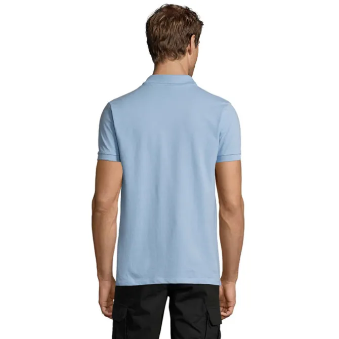 PERFECT Męskie POLO 180g / Sky blue S11346-SP-M