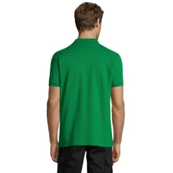 PERFECT Męskie POLO 180g / Zielony S11346-KG-4XL