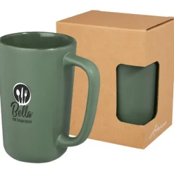 Perk ceramiczny kubek, 480 ml / Zielony melanż 10072862