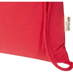 Peru Blend torba ściągana sznurkiem z materiału z recyklingu z certyfikatem GRS o gramaturze 180 g/m², 5 l / Granatowy 12079155