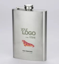 Piersiówka NEVIS 240 ml / Srebrny 17216