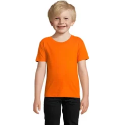 PIONEER Dziecięcy T-SHIRT / Pomaranczowy S03578-OR-3XL