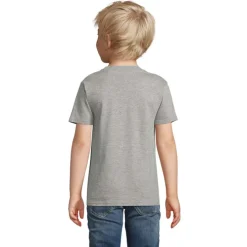 PIONEER Dziecięcy T-SHIRT / Szary melanż S03578-GM-XL