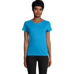 PIONEER WOMEN T-SHIRT 175g / Aqua S03579-AQ-L