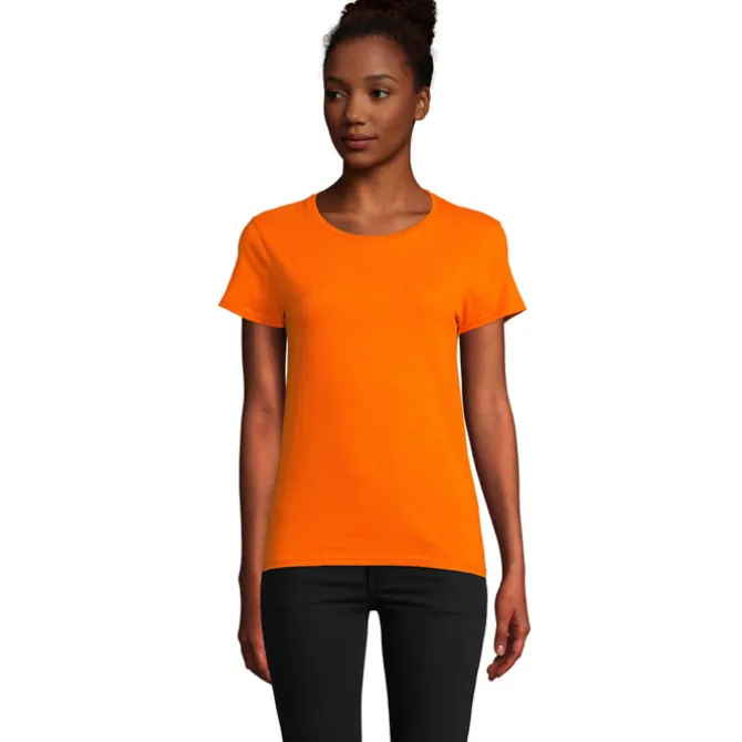 PIONEER WOMEN T-SHIRT 175g / Pomaranczowy S03579-OR-L