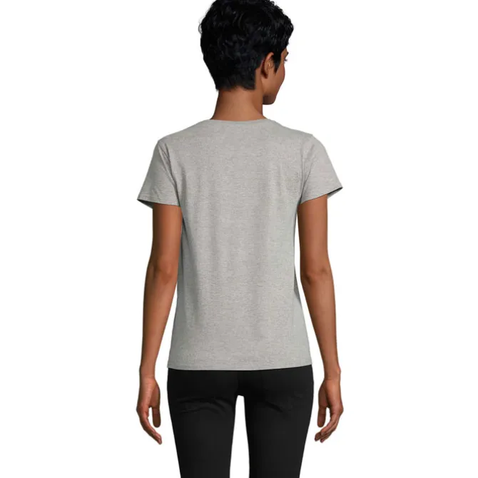 PIONEER WOMEN T-SHIRT 175g / Szary melanż S03579-GM-3XL