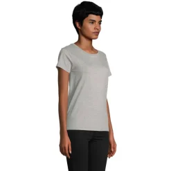 PIONEER WOMEN T-SHIRT 175g / Szary melanż S03579-GM-3XL