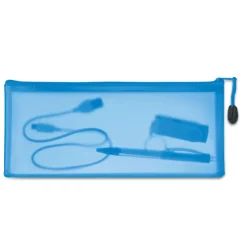 Piórnik z PVC / Granatowy MO8993-04