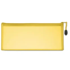Piórnik z PVC / żółty MO8993-08