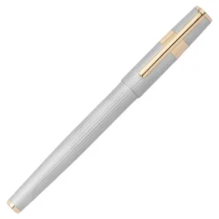 Pióro kulkowe Gear Pinstripe Silver / Gold / Srebrny HSV2855B