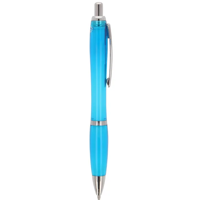 Pióro kulkowe Hawaii transparent Ocean Bound Plastic / Transparentny / jasnoniebieski LT87820-N0412